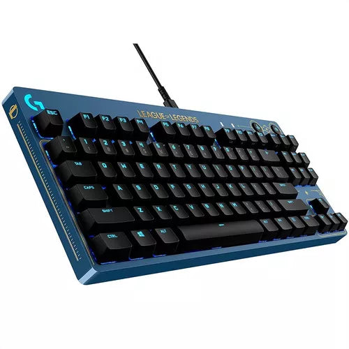 Logitech Pro Ed. League Of Legends, Teclado Gamer Mecánico Color Del Teclado League Of Legends Idioma Inglés Us